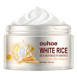 Crema Facial Blanqueadora De Arroz Blanco Para Blanquear La