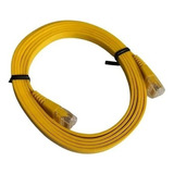 Cable Ethernet Conexión Internet Plano 1.5 Metros Amarillo