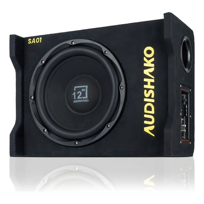 Subwoofer Amplificado Para Auto 12 Pulgadas 1200w Alta Presion 4 Ohmios 4 Bobinas Para Carros, Pickups, Suv Y Camionetas Audishako Sa-01 | Meses sin interés