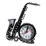 Saxofón Despertador Reloj De Cabecera Reloj De Mesa Vintage