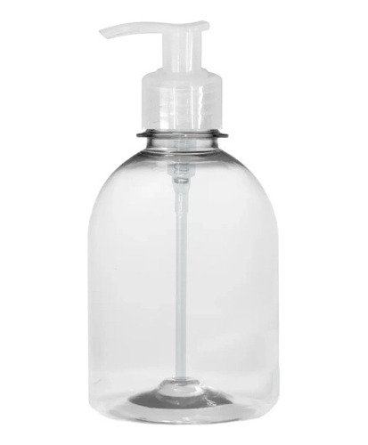 Kit 10 Frascos 250ml Sabonete Alcool Gel - Pump Transparente