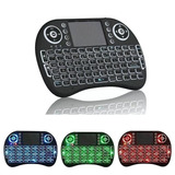 Mini Teclado Touchpad Wireless Bluetooth Iluminado Wifi Sem 