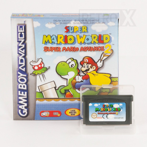 Super Mario World Advance Gba Yoshi 2 Re-pro Español + Caja