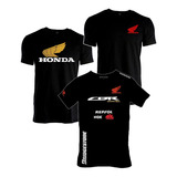 Pack 3 Remeras Honda Racing  100% Algodon