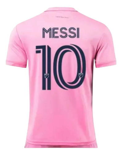 Camiseta Inter Miami Messi 10 Rosa / Negra