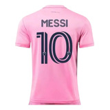 Camiseta Inter Miami Messi 10 Rosa / Negra