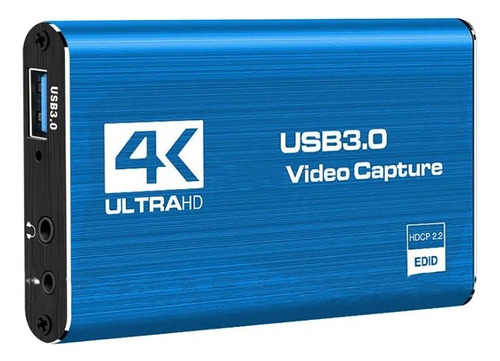 Capturadora De Video Tipo C Hdmi 4k, 1080p 30fps