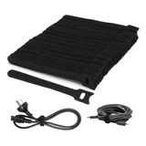 100 Bridas Para Cables 15cm Velcro Reutilizables Organizador