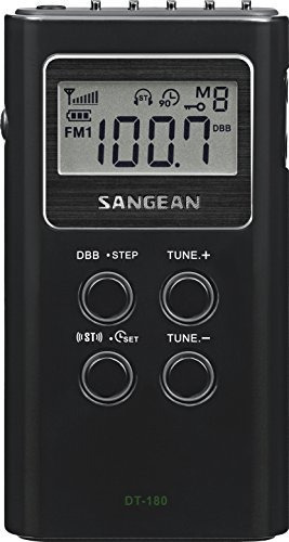 Sangean Dt-180 De Radio Am / Fm De Bolsillo.