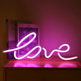 Letrero Led De Neón Luz Love Romántico Decorativo Fiesta Luz