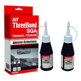 Adesivo Estrutural Cola Retrovisor Interno Threebond 50g Par