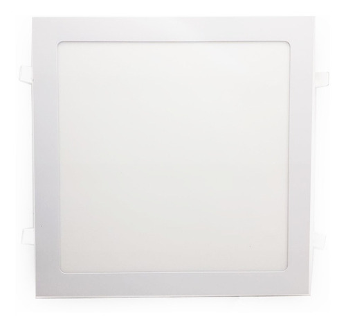 Plafón De Led Cuadrado 24w Luz Cálida Interelec