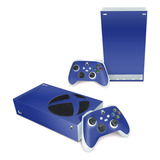 Skin Para Xbox Series S Adesivo - Azul Escuro