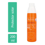 Avène Adulto Spray Protector Solar Fps 50 200 Ml