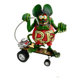 Boneco Rat Fink Ed Roth Big Daddy C/ Skate E Nota Fiscal Top