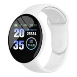 Smartwatch D18 Reloj Inteligente De Malla Color Blanco