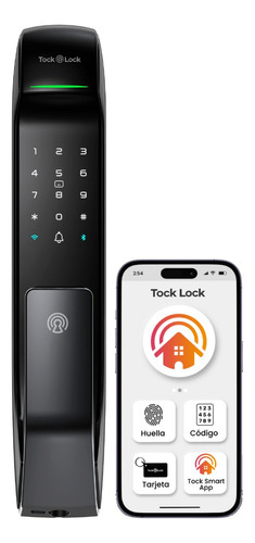 Cerradura Tock Lock Pro Prime Electrónica Inteligente Chapa Digital Wifi De Lujo