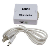 Adaptador Conversor Hdmi Para Vga Xbox360 Ps4 Vídeo Game