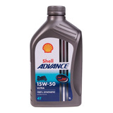 Aceite Shell 15w50 4t Advance Ultra Sintetico Moto