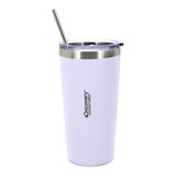 Vaso Térmico Con Tapa Sorbete Acero Inoxidable Camping Color