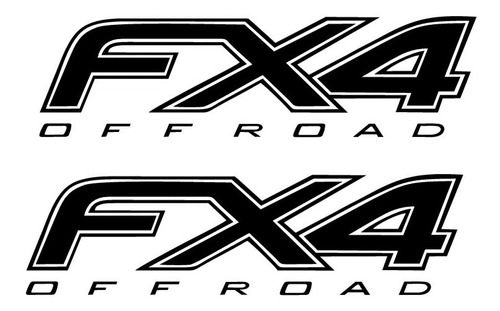 Calcas Sticker Fx4 Off Road Para Batea Compatible Con F150 1