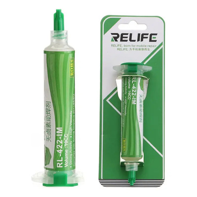 Jeringa De Flux Sin Plomo 10cc Relife RL-422-IM Para Soldadura Y Reparación BGA | Meses sin interés