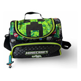 Lonchera Diseño Calidad Minecraft Escolar Bolso Mano