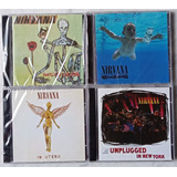 Nirvana Lote 4 Cd Nevermind Incesticide Utero Mtv, (nuevos)