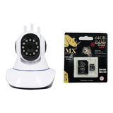 Camara Ip Wifi + Memoria 64gb Robotica Smart Seguridad Wifi