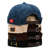 Paquete De 4 Docker Hat Sombreros Sin Borde Skullcap Beanie 