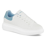 Zapatos Katrena 2 Blanco-azul C Para Mujer Croydon