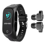 Pulsera Con Auricular Bluetooth Smart Watch Tws 2 En 1