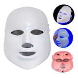 Máscara De Led Antiflamatória E Estimulante Facial Estética