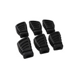 6 Peças Yootones Black Drum Rack Rubber Feet Compatível