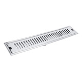 Ralo Linear Inox 60cm Area Externa Banheiro Anti Odor Inseto