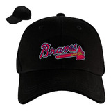 Gorra Dril Cerrada Los Bravos De Atlanta Beisbol Pht 