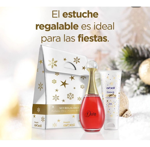 Set Regalable Perfume Diva + Crema Ordeñe Arbell