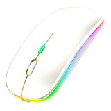 Mouse Bluetooth Led Usb Mouse Recargable Para Mac iPad Pc 