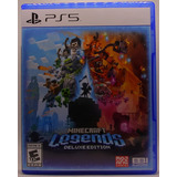 Jogo Minecraft Legends Deluxe Edition Ps5 Midia Fisica