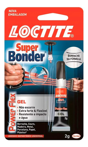 Super Bonder Power Flex Gel 2grs Loctite