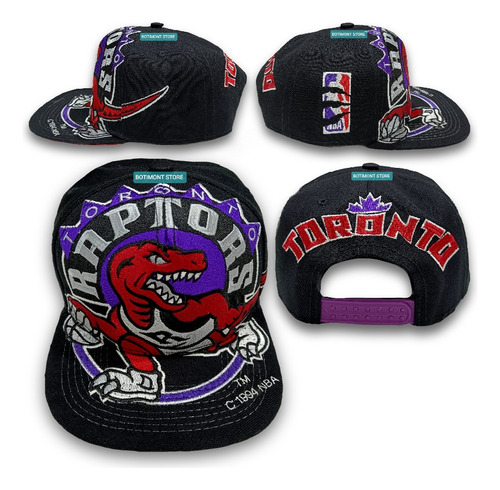 Gorra Big Logo Toronto Raptors, Nba Clásica. Colección 