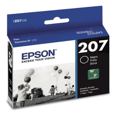 Cartucho Epson T207120- 207 Negro Original  Para Xp2101