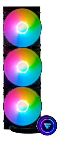 Game Factor Lqg700-bk Enfriamiento Liquido Radiador 360mm Led Rgb