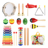 10 Sets De Percusión Montessori Music Toy Para Niños Pa [u]
