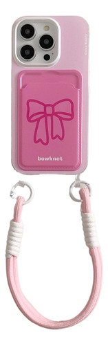 Para Apple 14promax/11/13/15/12 Funda Con Lazo Para Mujer