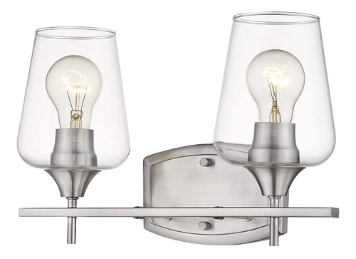 Z-lite 473-2v-bn Joliet - Mueble De Baño  2 Luces  Niquel 