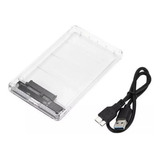 Caja Para Disco Rigido 2.5 Sata Usb 3.0 Carry Disk Transpare