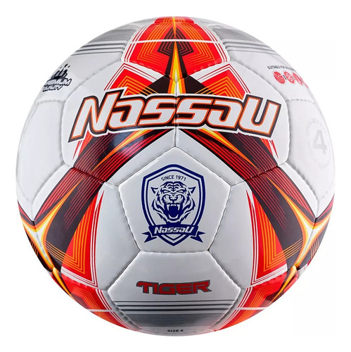 Pelota Nassau Tiger N4 Original Profesional Futsal Futbol 