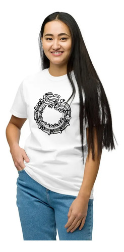 Playera Mexicana Quetzalcóatl Serpiente Emplumada. Dios