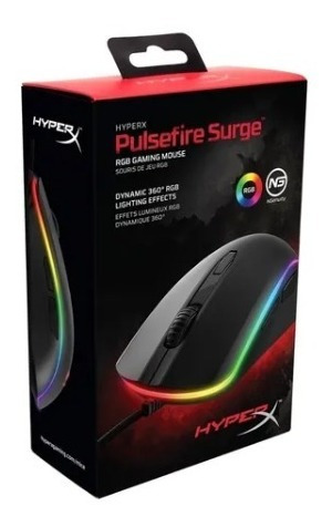 Mouse De Juego Hyperx  Pulsefire Surge Negro